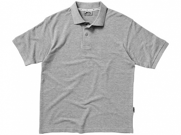 Рубашка поло Forehand мужская, серый с логотипом в Санкт-Петербурге заказать по выгодной цене в кибермаркете AvroraStore