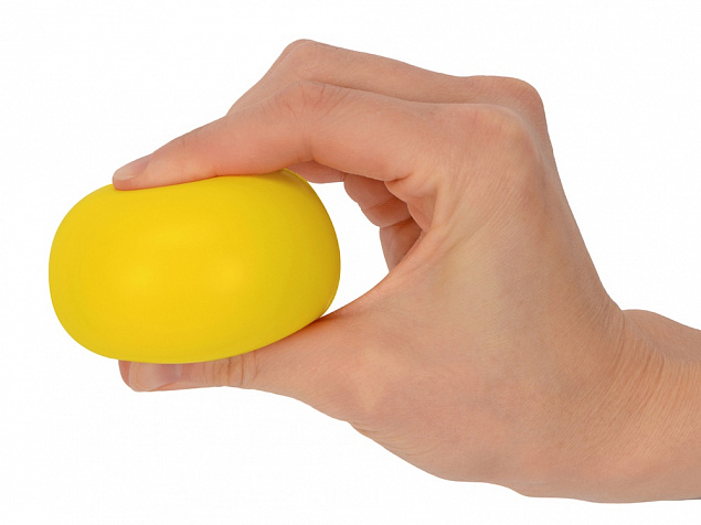 Мячик-антистресс Малевич, желтый с логотипом в Санкт-Петербурге заказать по выгодной цене в кибермаркете AvroraStore