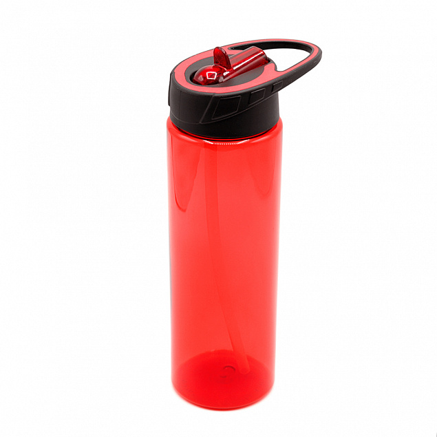 Пластиковая бутылка Mystik - Красный PP с логотипом в Санкт-Петербурге заказать по выгодной цене в кибермаркете AvroraStore