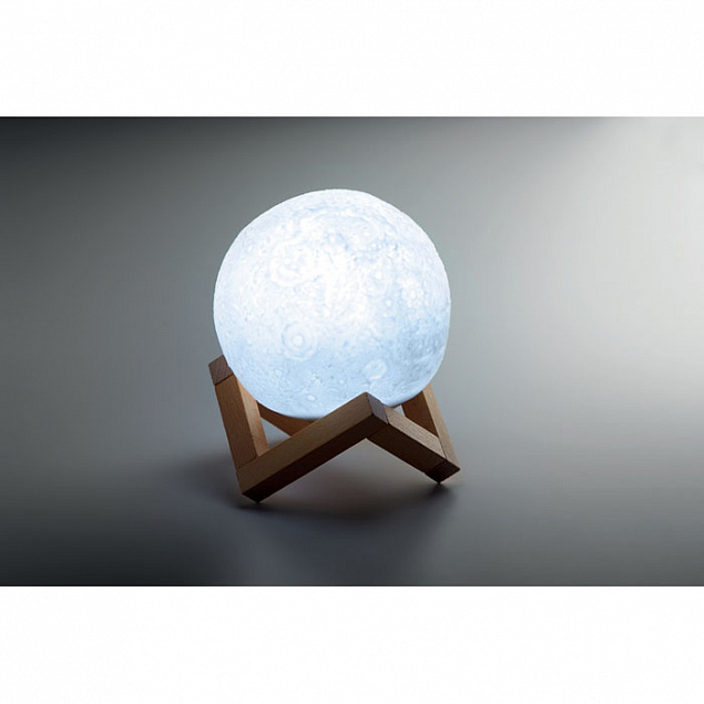 Колонка Bluetooth в форме луны с логотипом в Санкт-Петербурге заказать по выгодной цене в кибермаркете AvroraStore