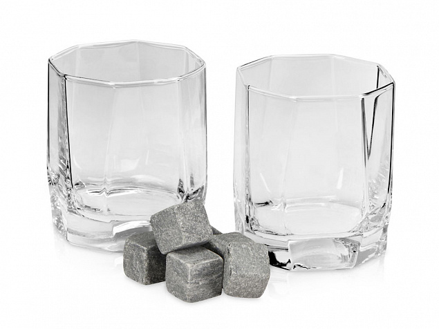 Набор для виски: 2 бокала, 6 камней, мешочек, коробка с логотипом в Санкт-Петербурге заказать по выгодной цене в кибермаркете AvroraStore
