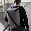 Рюкзак Diagonal, серый с логотипом в Санкт-Петербурге заказать по выгодной цене в кибермаркете AvroraStore