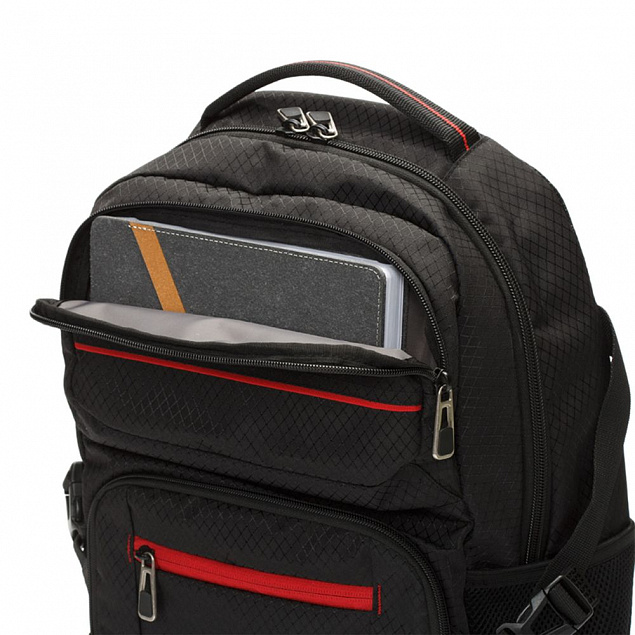 Рюкзак Xplor, черный с логотипом в Санкт-Петербурге заказать по выгодной цене в кибермаркете AvroraStore
