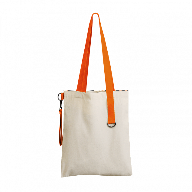 Шоппер Superbag с ремувкой 4sb (неокрашенный с оранжевым) с логотипом в Санкт-Петербурге заказать по выгодной цене в кибермаркете AvroraStore