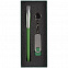 Набор Flashwrite, 8 Гб, зеленый с логотипом в Санкт-Петербурге заказать по выгодной цене в кибермаркете AvroraStore