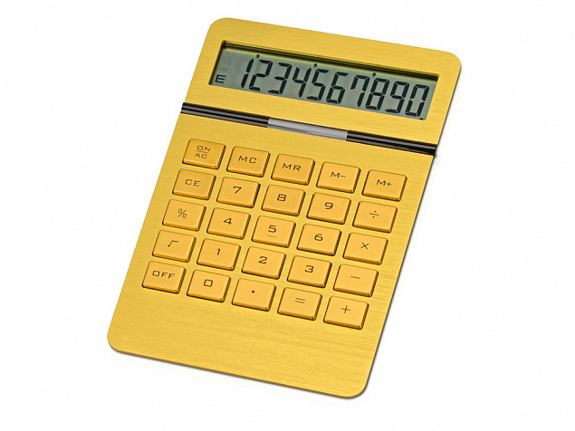 Калькулятор «Золотой» с логотипом в Санкт-Петербурге заказать по выгодной цене в кибермаркете AvroraStore