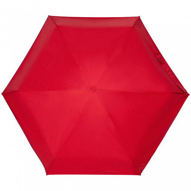 Складной зонт Color Action, в кейсе, красный с логотипом в Санкт-Петербурге заказать по выгодной цене в кибермаркете AvroraStore