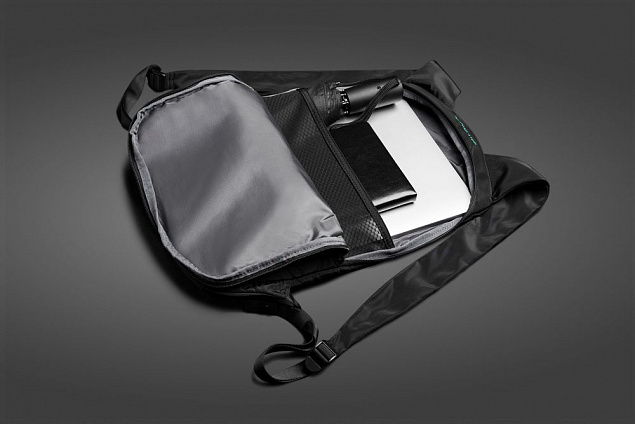 Рюкзак FlexPack Air, черный с логотипом в Санкт-Петербурге заказать по выгодной цене в кибермаркете AvroraStore