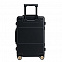 Чемодан Metal Luggage, черный с логотипом в Санкт-Петербурге заказать по выгодной цене в кибермаркете AvroraStore
