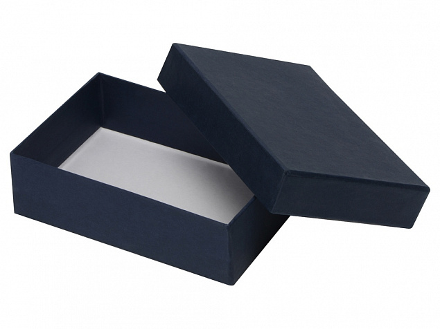 Подарочная коробка 17,7 х 12,3 х 5,2 см, синий с логотипом в Санкт-Петербурге заказать по выгодной цене в кибермаркете AvroraStore