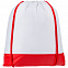Рюкзак детский Classna, белый с красным с логотипом в Санкт-Петербурге заказать по выгодной цене в кибермаркете AvroraStore
