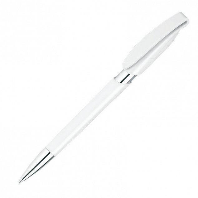 Ручка шариковая RODEO M, белый с логотипом в Санкт-Петербурге заказать по выгодной цене в кибермаркете AvroraStore