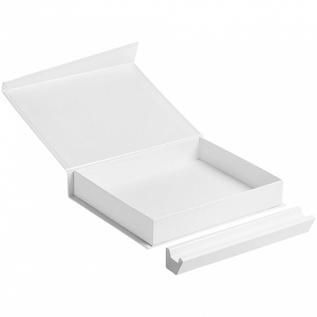 Коробка Duo под ежедневник и ручку, белая с логотипом в Санкт-Петербурге заказать по выгодной цене в кибермаркете AvroraStore