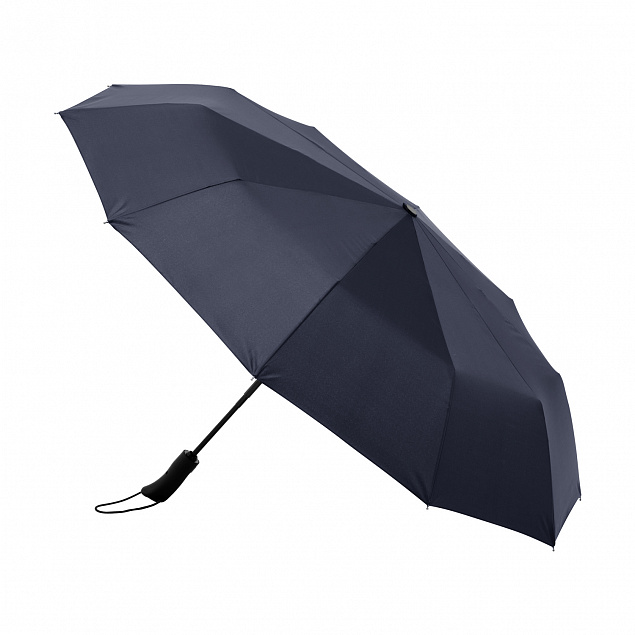 Зонт складной Levante, синий с логотипом в Санкт-Петербурге заказать по выгодной цене в кибермаркете AvroraStore