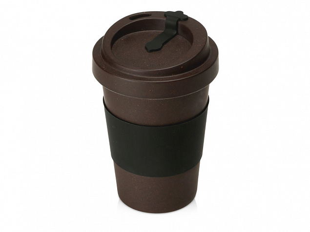 Стакан из кофе с силиконовой манжетой «Latte» с логотипом в Санкт-Петербурге заказать по выгодной цене в кибермаркете AvroraStore