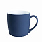 Керамическая кружка Viana, 380 ml, soft-touch, синяя с логотипом в Санкт-Петербурге заказать по выгодной цене в кибермаркете AvroraStore