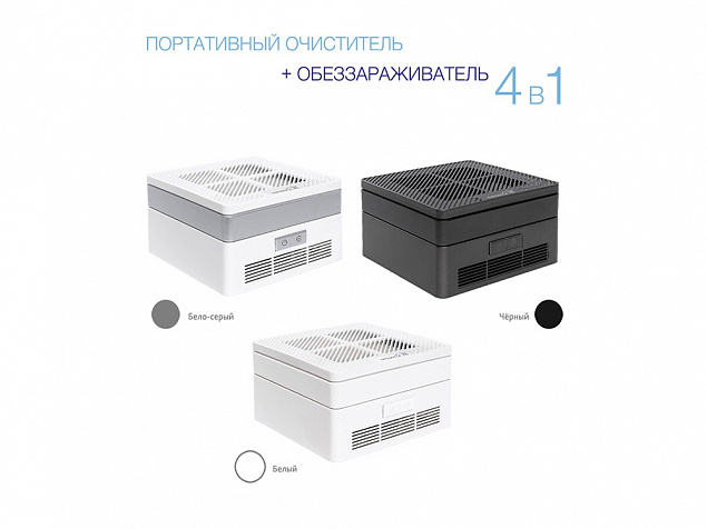 Многофункциональный очиститель, обеззараживатель 4 в 1 с логотипом в Санкт-Петербурге заказать по выгодной цене в кибермаркете AvroraStore