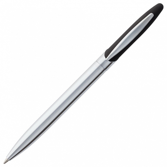 Ручка шариковая Dagger Soft Touch, черная с логотипом в Санкт-Петербурге заказать по выгодной цене в кибермаркете AvroraStore