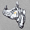 Футболка мужская NosoRock, серый меланж с логотипом в Санкт-Петербурге заказать по выгодной цене в кибермаркете AvroraStore