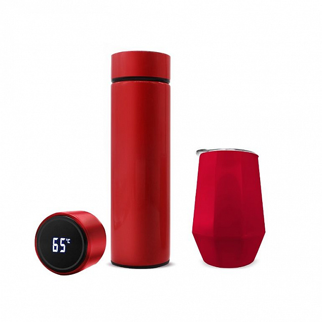 Набор Hot Box E grey (красный) с логотипом в Санкт-Петербурге заказать по выгодной цене в кибермаркете AvroraStore