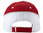 Бейсболка Draw 6-ти панельная, красный/белый с логотипом в Санкт-Петербурге заказать по выгодной цене в кибермаркете AvroraStore