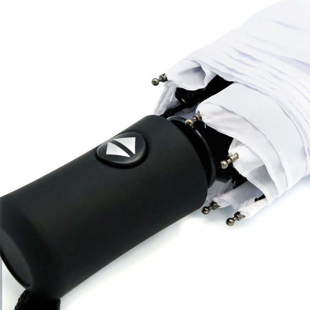 Автоматический противоштормовой зонт Vortex - Белый BB с логотипом в Санкт-Петербурге заказать по выгодной цене в кибермаркете AvroraStore