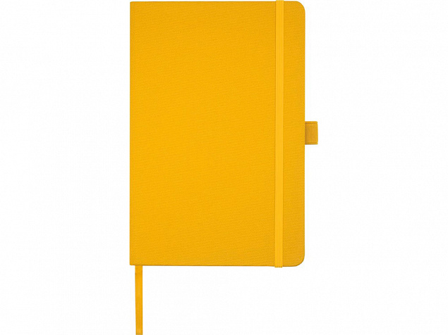 Блокнот Honua форматом A5 из переработанной бумаги с обложкой из переработанного ПЭТ, оранжевый с логотипом в Санкт-Петербурге заказать по выгодной цене в кибермаркете AvroraStore