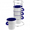 Кружка Inset, синяя с логотипом в Санкт-Петербурге заказать по выгодной цене в кибермаркете AvroraStore