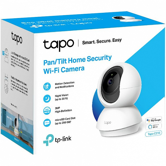 Камера Tapo C210 с логотипом в Санкт-Петербурге заказать по выгодной цене в кибермаркете AvroraStore