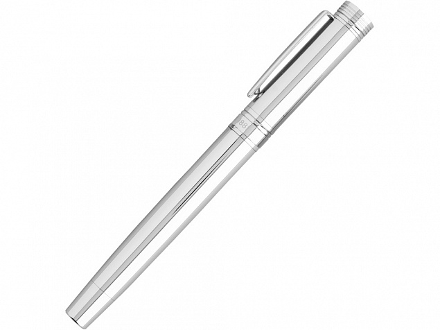 Ручка роллер «Zoom Silver» с логотипом в Санкт-Петербурге заказать по выгодной цене в кибермаркете AvroraStore