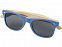 Sun Ray очки с бамбуковой оправой, process blue с логотипом в Санкт-Петербурге заказать по выгодной цене в кибермаркете AvroraStore