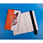 Бизнес-блокнот UNI, A5, бело-оранжевый, мягкая обложка, в линейку, черное ляссе с логотипом в Санкт-Петербурге заказать по выгодной цене в кибермаркете AvroraStore