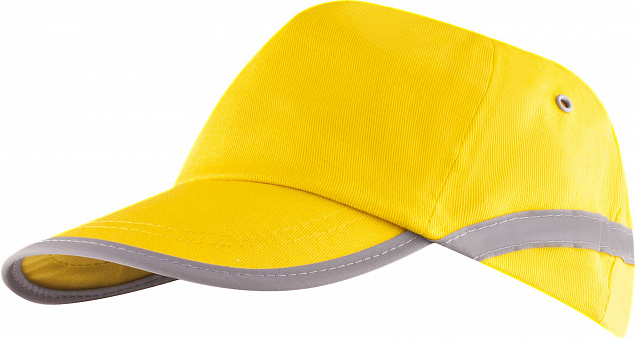 Бейсболка Makito Cap Tarea, желтая с логотипом в Санкт-Петербурге заказать по выгодной цене в кибермаркете AvroraStore