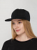 Бейсболка Snapback с прямым козырьком, черная с логотипом в Санкт-Петербурге заказать по выгодной цене в кибермаркете AvroraStore