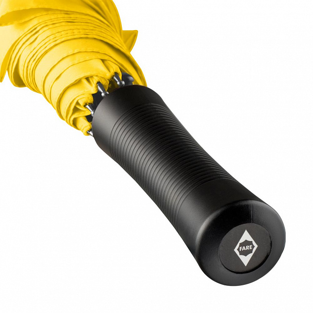Зонт-трость Lanzer, желтый с логотипом в Санкт-Петербурге заказать по выгодной цене в кибермаркете AvroraStore