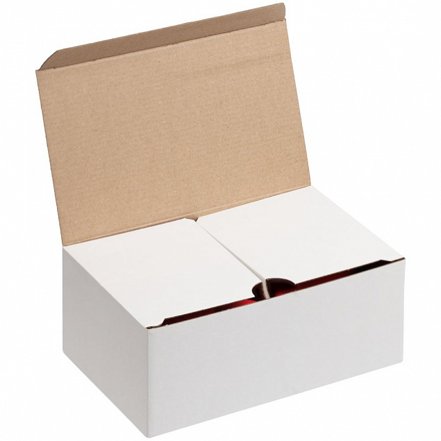 Коробка Couple Cup под 2 кружки, малая, белая с логотипом в Санкт-Петербурге заказать по выгодной цене в кибермаркете AvroraStore