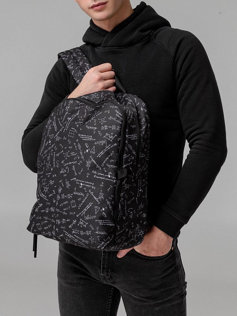 Рюкзак «Примерный», черный с логотипом в Санкт-Петербурге заказать по выгодной цене в кибермаркете AvroraStore