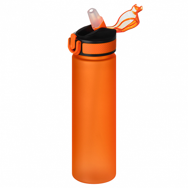Бутылка для воды Flip, оранжевая с логотипом в Санкт-Петербурге заказать по выгодной цене в кибермаркете AvroraStore