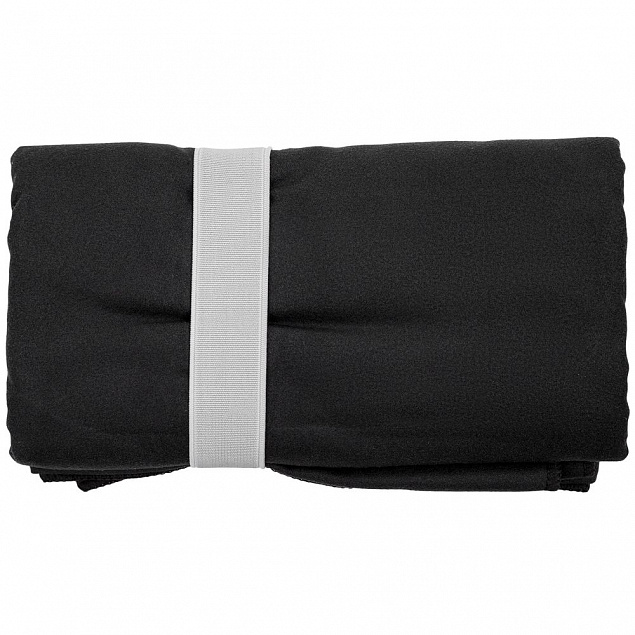 Спортивное полотенце Vigo Medium, черное с логотипом в Санкт-Петербурге заказать по выгодной цене в кибермаркете AvroraStore