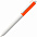 Ручка шариковая Hint Special, белая с оранжевым с логотипом в Санкт-Петербурге заказать по выгодной цене в кибермаркете AvroraStore