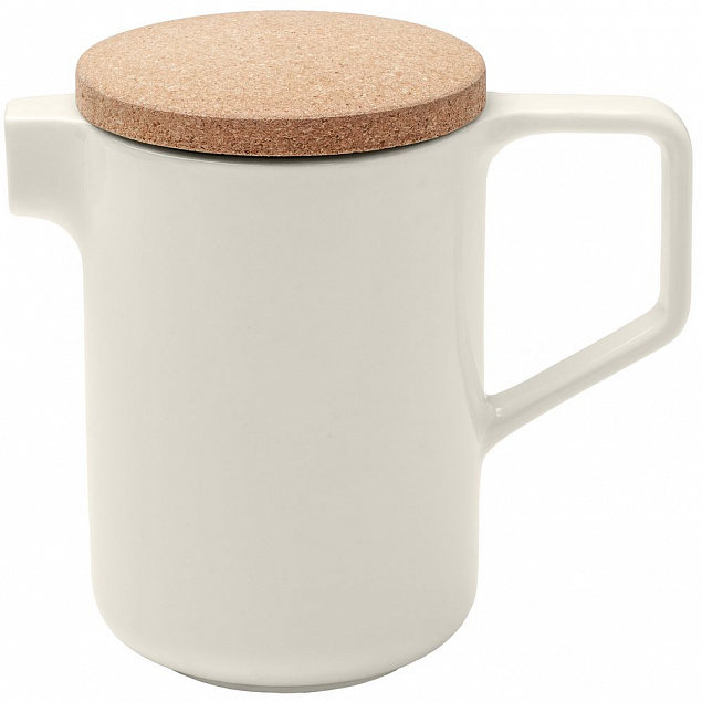 Чайник Riposo, белый с логотипом в Санкт-Петербурге заказать по выгодной цене в кибермаркете AvroraStore