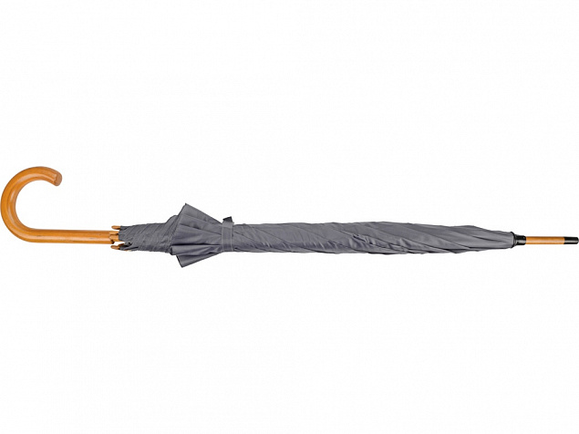 Зонт-трость Радуга, серый с логотипом в Санкт-Петербурге заказать по выгодной цене в кибермаркете AvroraStore