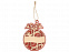 Подвеска деревянная Новогодний шар с логотипом в Санкт-Петербурге заказать по выгодной цене в кибермаркете AvroraStore