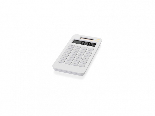Калькулятор на солнечной батарее Summa, белый с логотипом в Санкт-Петербурге заказать по выгодной цене в кибермаркете AvroraStore