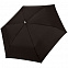 Зонт складной Fiber Alu Flach, черный с логотипом в Санкт-Петербурге заказать по выгодной цене в кибермаркете AvroraStore