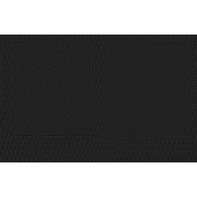 Плед LYKKE MINI, черный, шерсть 30%, акрил 70%, 120*170 см с логотипом в Санкт-Петербурге заказать по выгодной цене в кибермаркете AvroraStore