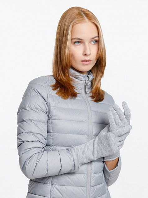 Перчатки Alpine, удлиненные, серые с логотипом в Санкт-Петербурге заказать по выгодной цене в кибермаркете AvroraStore