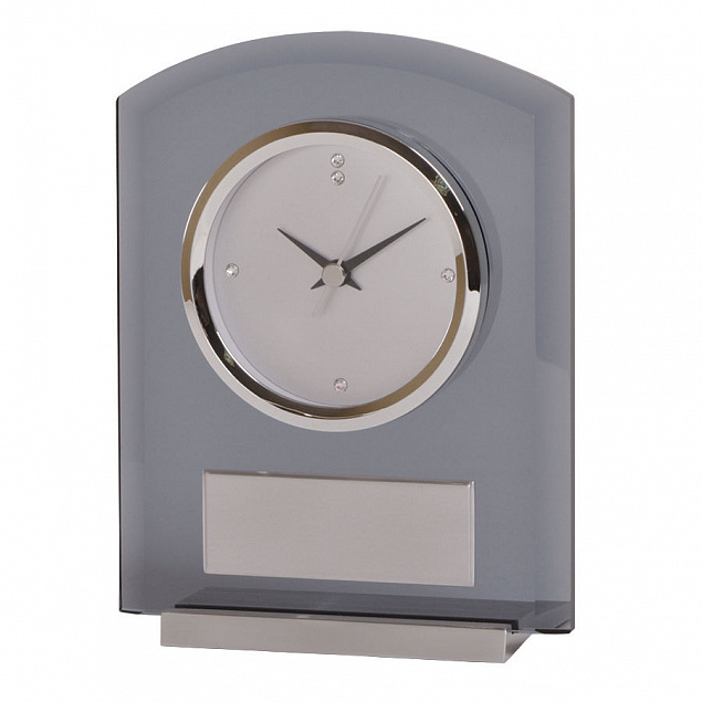 Часы настольные "Award" с шильдом с логотипом в Санкт-Петербурге заказать по выгодной цене в кибермаркете AvroraStore