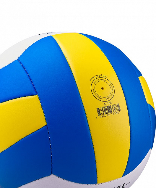 Волейбольный мяч Active, голубой с желтым с логотипом в Санкт-Петербурге заказать по выгодной цене в кибермаркете AvroraStore