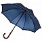 Зонт-трость светоотражающий Reflect, синий с логотипом в Санкт-Петербурге заказать по выгодной цене в кибермаркете AvroraStore
